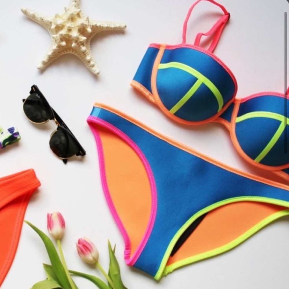 Triangl Electric Blue Bikini Set